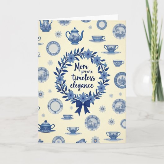 Timeless Elegance Mom Card Kaart (Voorkant)