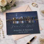 Timeless Elegance NYC Skyline Save the Date