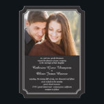 Timeless Elegance Photo Wedding Invitations Kaart<br><div class="desc">Overeenkomende objecten beschikbaar. Bezoek onze winkel bij BERRYBERRYSWEET.COM voor meer opties. 

 Ontwerp © Berry Berry Sweet Design</div>