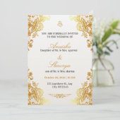Timeless Elegant Wedding Invitation | Romantic Kaart (Staand voorkant)