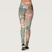Timeless Floral Waltz | meditatie-taoïsme | Yoga Leggings (Achterkant)