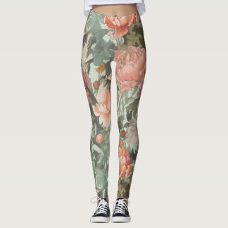 Timeless Floral Waltz | meditatie-taoïsme | Yoga Leggings