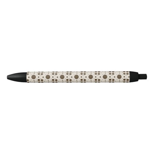Timeless Florals pattern Zwarte Inkt Pen (Voorkant)