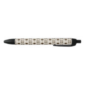 Timeless Florals pattern Zwarte Inkt Pen (Bodem)