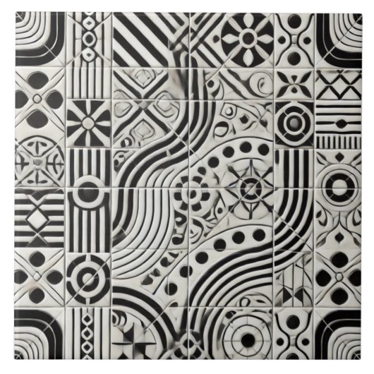 Timeless Flow keramische Tegel Tegeltje (Voorkant)