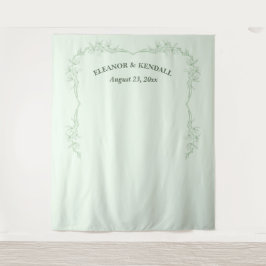 Timeless Flower Weduwfoto Booth Backdrop Wandkleed