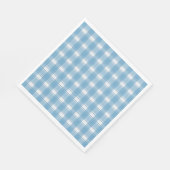 Timeless Gingham Blue Servet (Hoek)