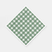 Timeless Gingham Green Servet (Hoek)