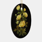 Timeless Globeflower Oval Ornament (Rechts)