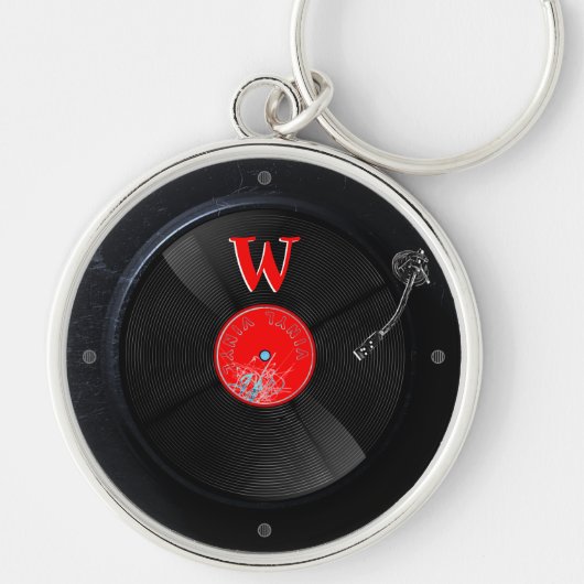 Timeless Groove Turntable Keychain (Voorkant)