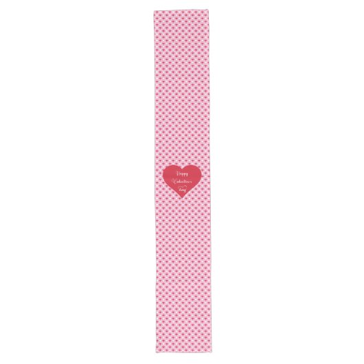 Timeless Heart Table Runner Perfect Valentine Gift Lange Tafelloper (Voorkant)