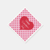 Timeless Hearts Valentine Napkins Table Decor Servet (Hoek)