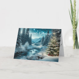 Timeless Holiday Charm: Vintage Christmas Kaart