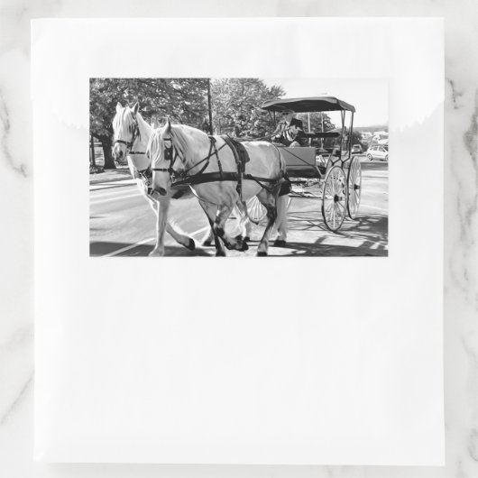 Timeless Journey Rechthoekige Sticker (Tas)