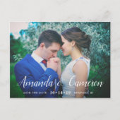 Timeless Love | De foto bewaart de Datum Aankondigingskaart (Voorkant)