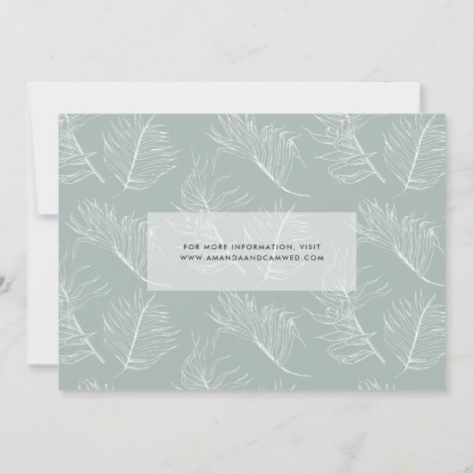 Timeless Love | De foto bewaart de Datum Save The Date (Achterkant)