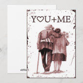 Timeless Love Feestdagenkaart (Voorkant / Achterkant)