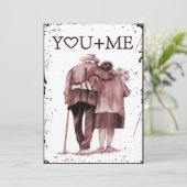 Timeless Love Feestdagenkaart (Staand voorkant)