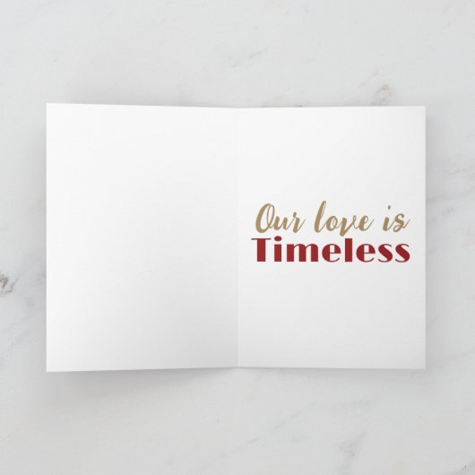 Timeless Love Kaart (Binnen)