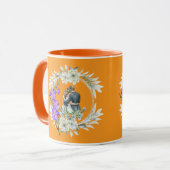 Timeless love story orange mok (Voorkant links)