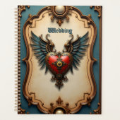 Timeless love, surreal elegance in steampunk style planner (Voorkant)