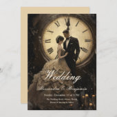 Timeless Love |  thema bruiloft Kaart (Voorkant / Achterkant)