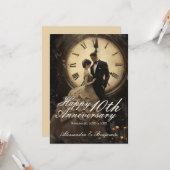 Timeless Love |  thema Happy Jubileum Kaart (Voorkant / Achterkant in situ)