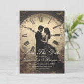 Timeless Love |  thema Opslaan datum Kaart (Staand voorkant)