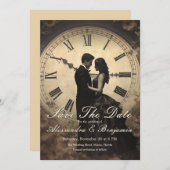 Timeless Love |  thema Opslaan datum Kaart (Voorkant / Achterkant)