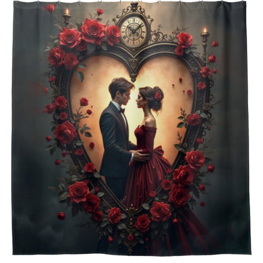 Timeless Love –Victorian Gothic Wedding Collection Douchegordijn (Voorkant)