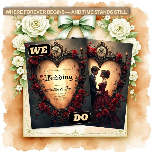 Timeless Love –Victorian Gothic Wedding Collection Kaart