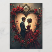 Timeless Love –Victorian Gothic Wedding Collection Menu (Achterkant)