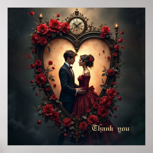 Timeless Love –Victorian Gothic Wedding Collection Poster (Voorkant)