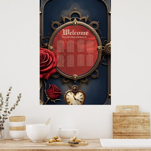 Timeless Love –Victorian Gothic Wedding Collection Poster (Keuken)