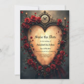 Timeless Love –Victorian Gothic Wedding Collection Save The Date (Voorkant)