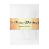 Timeless Love –Victorian Gothic Wedding Collection Uitnodigingen Wikkel (Voorkant Voorbeeld)