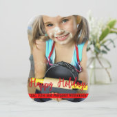 Timeless Modern Prettige feestdagen Fancy snijden Feestdagenkaart (Staand voorkant)