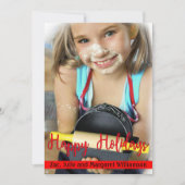 Timeless Modern Prettige feestdagen Feestdagenkaart (Voorkant)