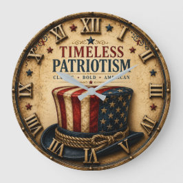 Timeless Patriotism Vintage Uncle Sam Hat Patrioti Grote Klok