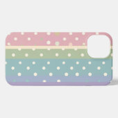Timeless Polka Dotz in Pastel shades iPhone Hoesje (Achterkant horizontaal)