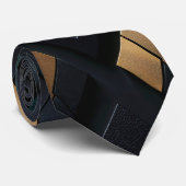 Timeless Power - negro carbón, verde, dorado Stropdas (Opgerold)