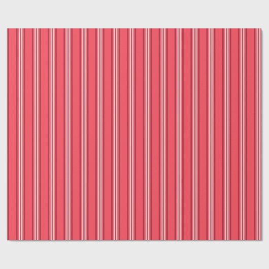 Timeless Red Stripes Classic Cadeaupapier (Vlak)