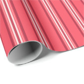 Timeless Red Stripes Classic Cadeaupapier (Rol Hoek)