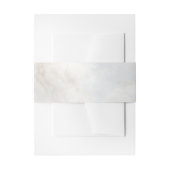 Timeless Refined Modern Luxury Marble Uitnodigingen Wikkel (Voorkant Voorbeeld)