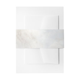 Timeless Refined Modern Luxury Marble Uitnodigingen Wikkel