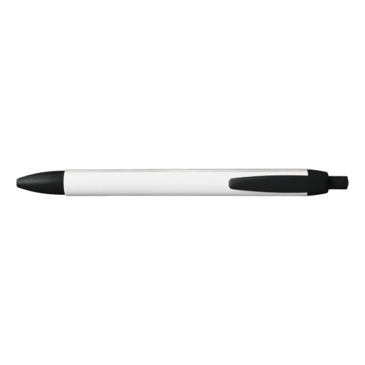 Timeless Refined Modern Luxury Marble Zwarte Inkt Pen (Achterkant)