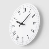 Timeless Roman Numeral Wall Clock Grote Klok (Hoek)