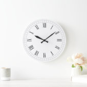 Timeless Roman Numeral Wall Clock Grote Klok (Huis)
