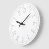 Timeless Roman Numeral Wall Clock Grote Klok (Hoek)