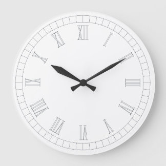 Timeless Roman Numeral Wall Clock Grote Klok